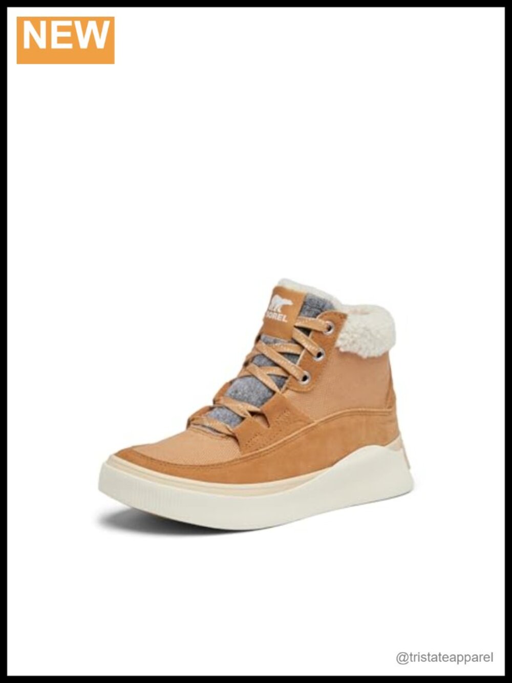 Waterproof Suede Mid-Top Sneaker Boot Ankle Lace-Up Winter Snow Boot